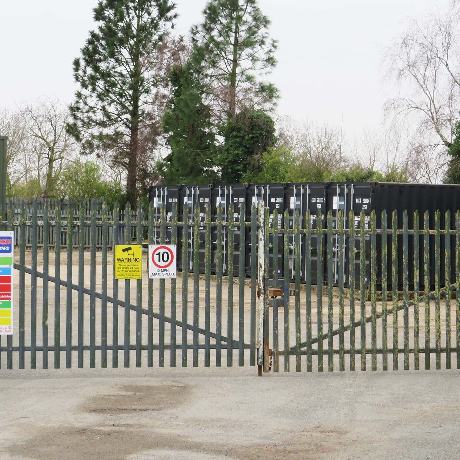 Quadring Storage front fence